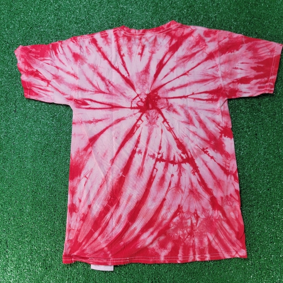 Georgia Bulldogs Women's Red Tie-Dye T Shirt Size Small Hanes Tag UGA Fan New - Picture 6 of 6